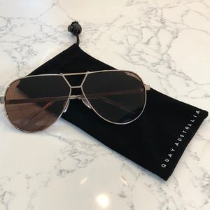 AUTHENTIC QUAY AUSTRALIA “SUPERNOVA” SUNGLASSES